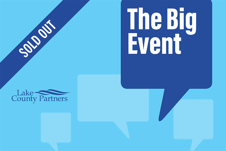 Image of The Big Event logo and a banner stating that it has been sold out. 